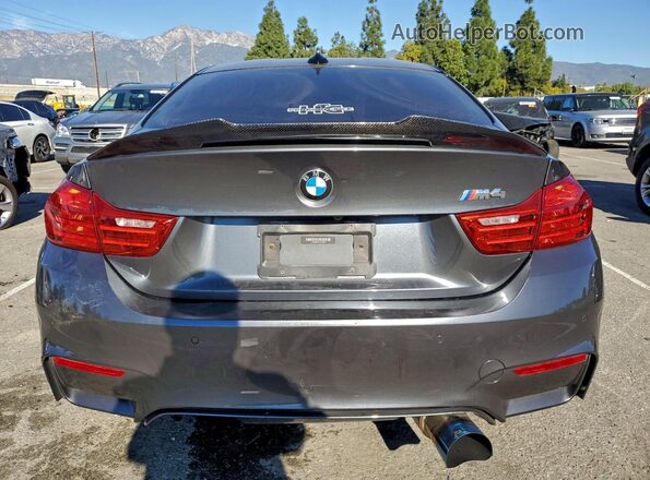 WBS3R9C55GK338323 2016 BMW M4 Gray Widok z tyłu