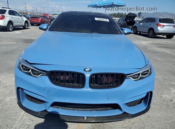 WBS3R9C56GK338007 2016 BMW M4 Blue Vista frontal