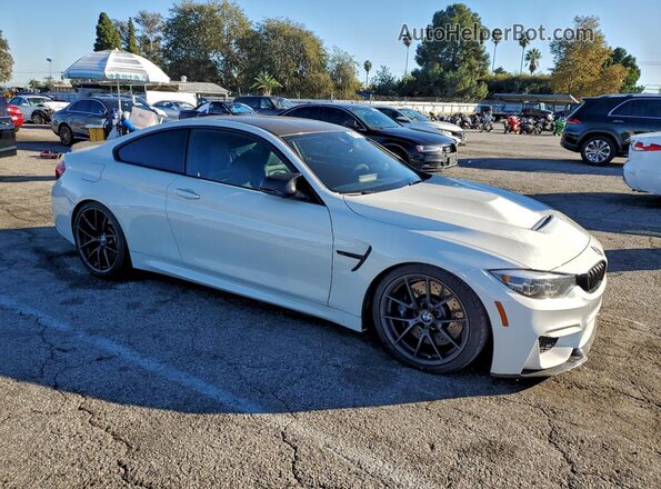 WBS3S7C51KAC09585 2019 BMW M4 White Delantero derecho