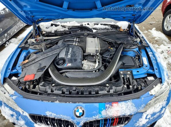WBS3U9C50GP969045 2016 BMW M4 Blue Vista interior trasera
