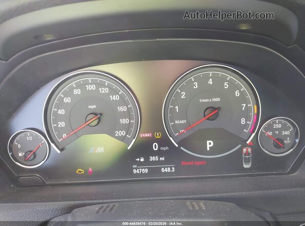 WBS3U9C52HP970666 2017 BMW M4 Черный Вид задних сидений