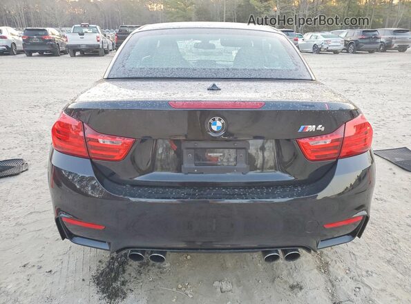 WBS3U9C55HP970595 2017 BMW M4 Black Вид ззаду