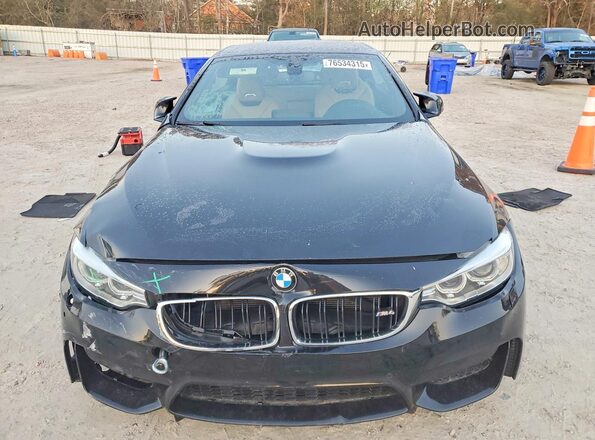 WBS3U9C55HP970595 2017 BMW M4 Black Вид спереду