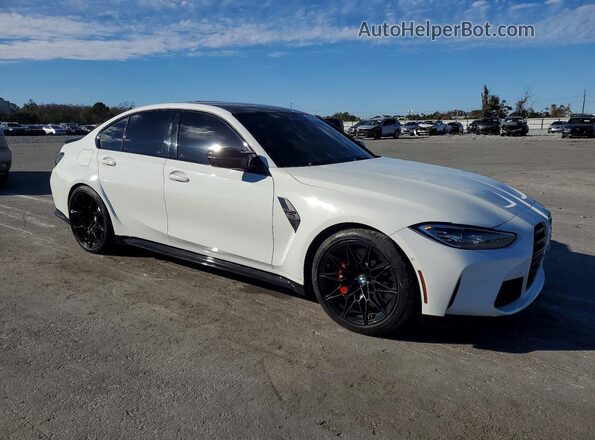 WBS43AY03NFL95677 2022 BMW M3 Gray Առջևի աջ
