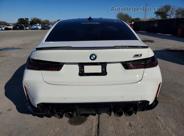 WBS43AY03NFL95677 2022 BMW M3 Gray Հետևի տեսք
