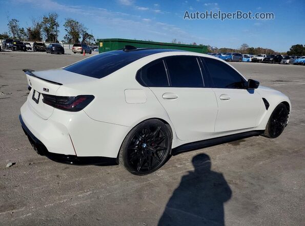 WBS43AY03NFL95677 2022 BMW M3 Gray Հետևի աջ