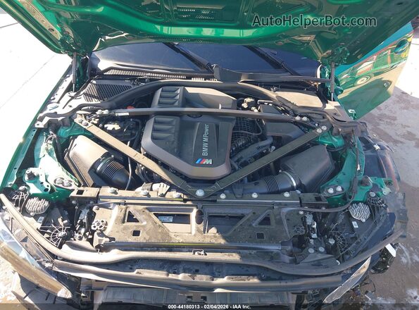 WBS43AY05PFN58994 2023 BMW M3 Green Հետևի տեսք