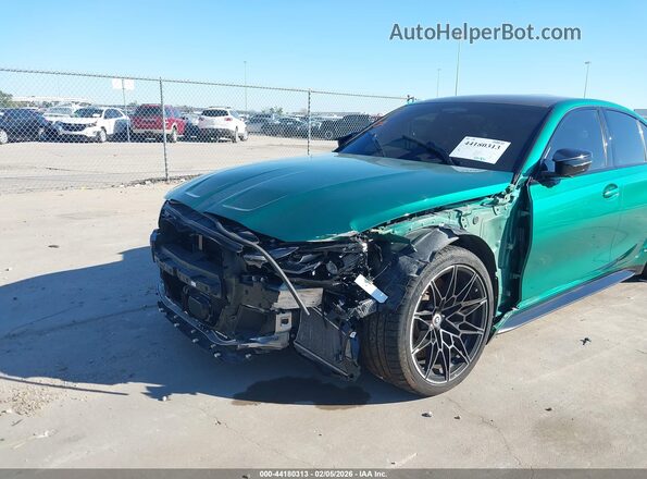 WBS43AY05PFN58994 2023 BMW M3 Green Դիմացի տեսք