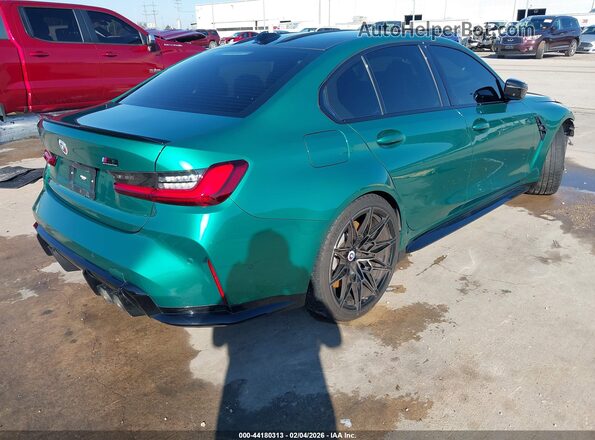 WBS43AY05PFN58994 2023 BMW M3 Green Հետևի աջ