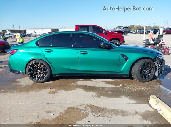 WBS43AY05PFN58994 2023 BMW M3 Green Սալոնի 360 աստիճան տեսք