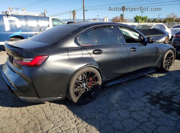 WBS43AY05RFS14505 2024 BMW M3 Black Trasero derecho