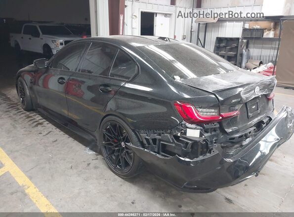 WBS43AY07PFP64494 2023 BMW M3 Black უკანა მარცხენა