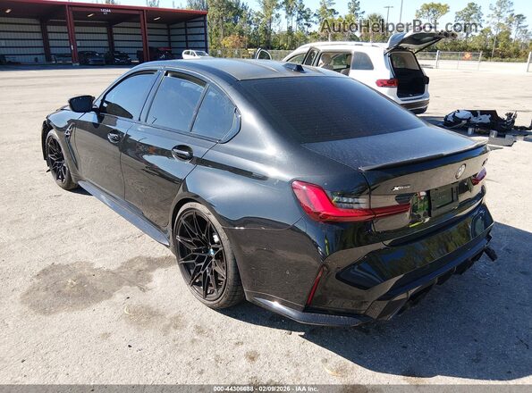 WBS43AY07RFT35312 2024 BMW M3 Black უკანა მარცხენა