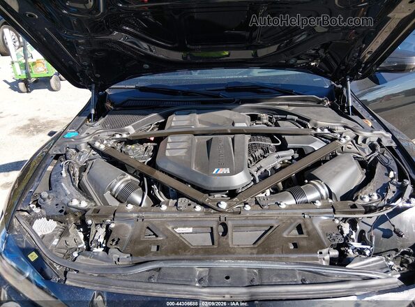 WBS43AY07RFT35312 2024 BMW M3 Black უკანა ხედი