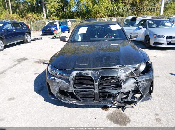 WBS43AY07RFT35312 2024 BMW M3 Black უკანა სალონის ხედი