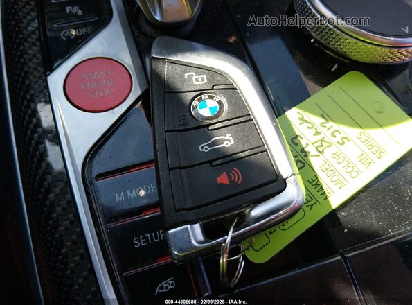 WBS43AY07RFT35312 2024 BMW M3 Black წინა პანელის ხედი
