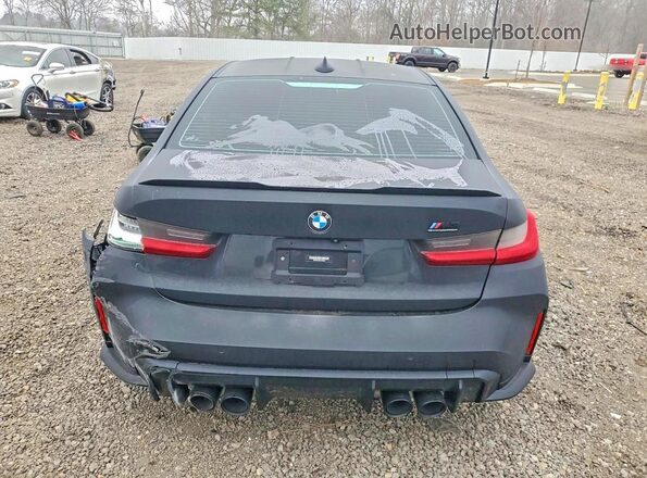 WBS43AY08NFM38006 2022 BMW M3 Black Vista trasera
