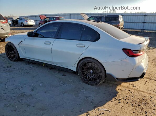 WBS43AY09PFP19508 2023 BMW M3 Белый Задняя левая четверть