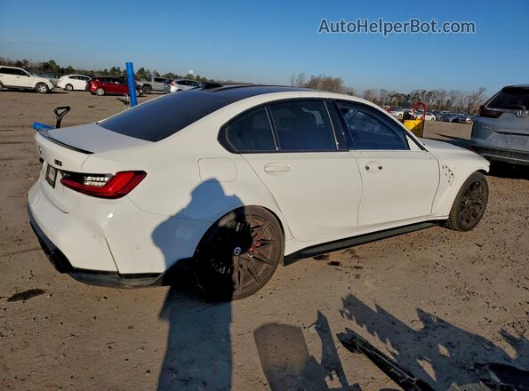WBS43AY09PFP19508 2023 BMW M3 Белый Задняя правая четверть