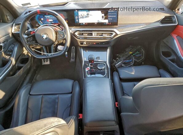 WBS43AY09PFP19508 2023 BMW M3 Белый Вид панели приборов