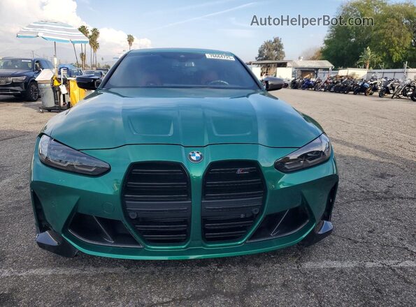 WBS43AZ05RCP50712 2024 BMW M4 Green Vista trasera