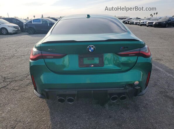 WBS43AZ05RCP50712 2024 BMW M4 Green Vista interior delantera