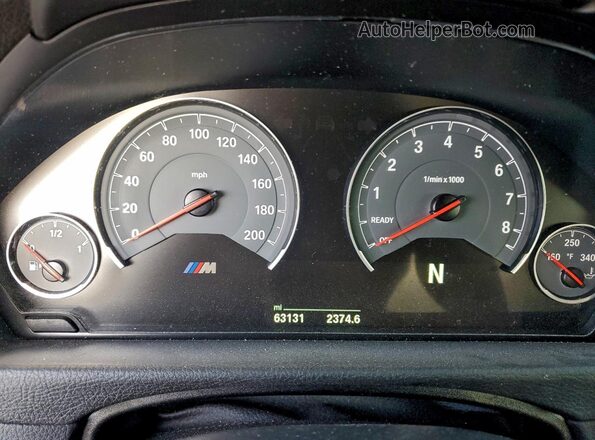 WBS4Y9C01LFH33133 2020 BMW M4 White ხელსაწყოთა პანელის ხედი