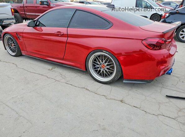 WBS4Y9C05LFJ77020 2020 BMW M4 Red Rear left