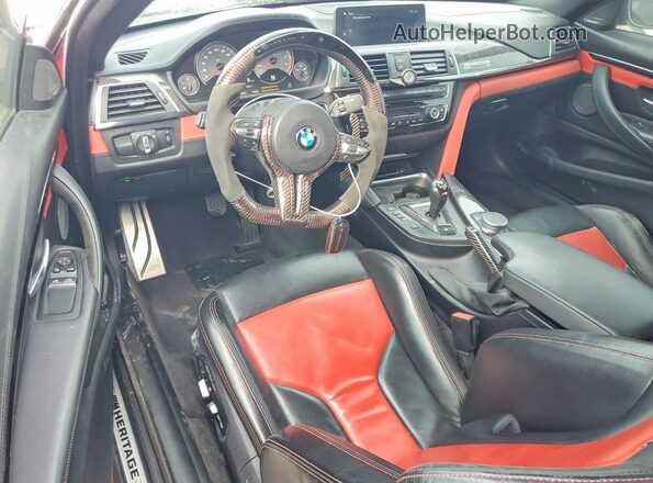WBS4Y9C05LFJ77020 2020 BMW M4 Red Dashboard view
