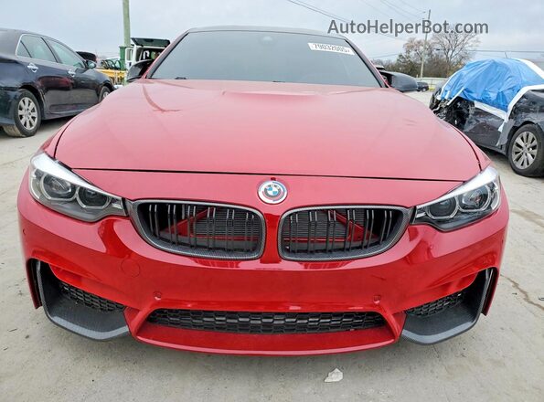 WBS4Y9C05LFJ77020 2020 BMW M4 Red Front view
