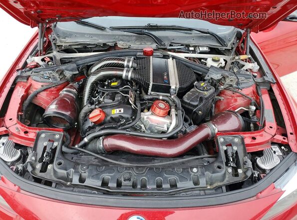 WBS4Y9C05LFJ77020 2020 BMW M4 Red Rear interior view