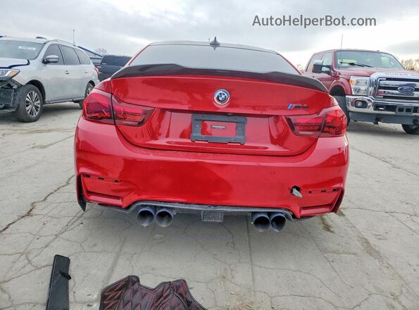 WBS4Y9C05LFJ77020 2020 BMW M4 Red Rear view
