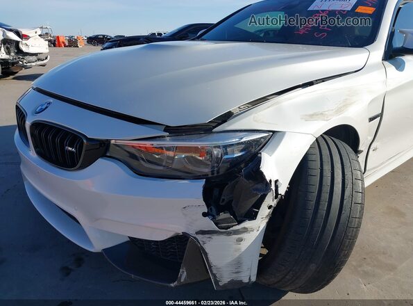 WBS4Y9C06LFJ21779 2020 BMW M4 White Front view