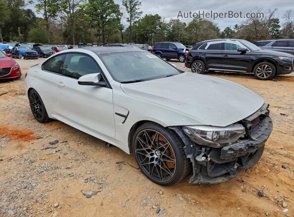 WBS4Y9C07LFJ67928 2020 BMW M4 White Передня права чверть