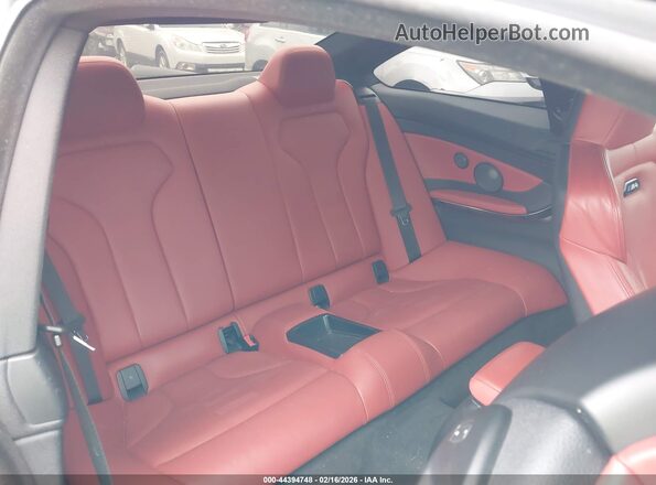 WBS4Y9C50JAC87675 2018 BMW M4 Gray VIN კოდის სტიკერის ხედი