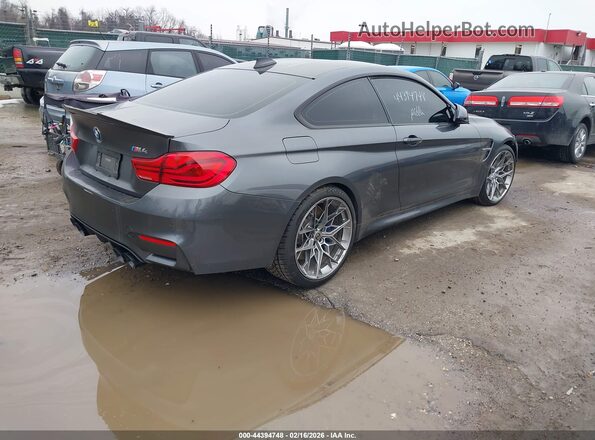 WBS4Y9C50JAC87675 2018 BMW M4 Gray უკანა მარჯვენა