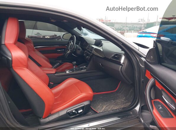 WBS4Y9C50JAC87675 2018 BMW M4 Gray წინა სალონის ხედი