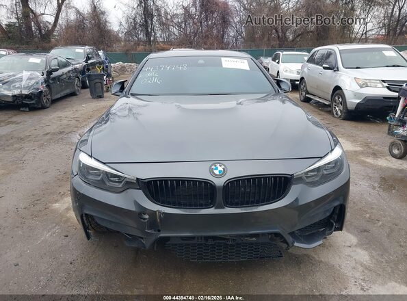 WBS4Y9C50JAC87675 2018 BMW M4 Gray ხელსაწყოთა პანელის ხედი