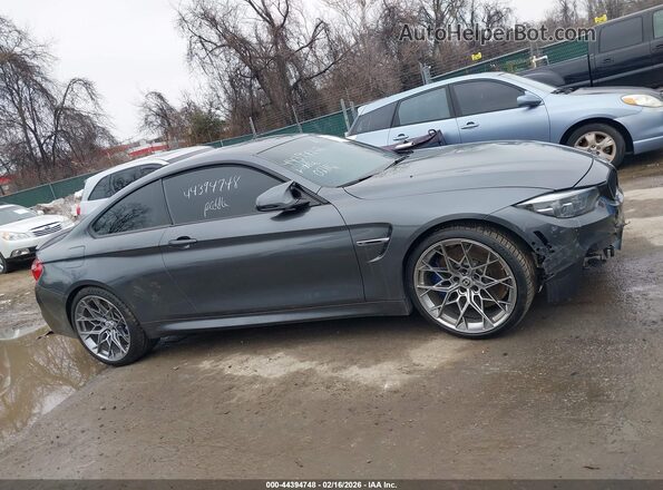 WBS4Y9C50JAC87675 2018 BMW M4 Gray უკანა სალონის ხედი