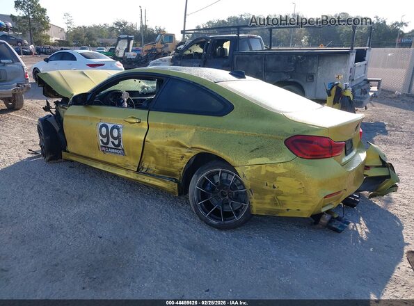 WBS4Y9C51JAA85802 2018 BMW M4 Gold Հետևի ձախ