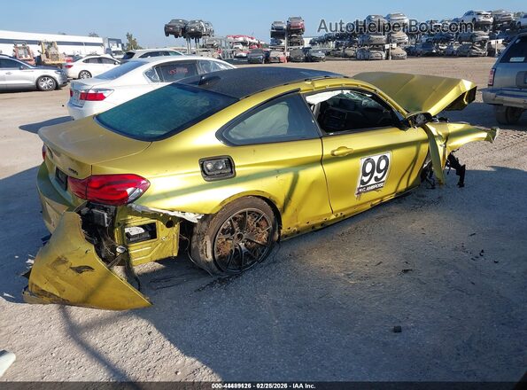 WBS4Y9C51JAA85802 2018 BMW M4 Gold Հետևի աջ