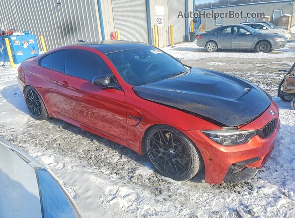 WBS4Y9C53JAC87461 2018 BMW M4 Orange 