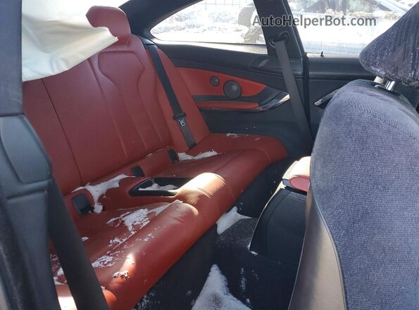 WBS4Y9C56JAC87938 2018 BMW M4 Black Հետևի նստատեղերի տեսք