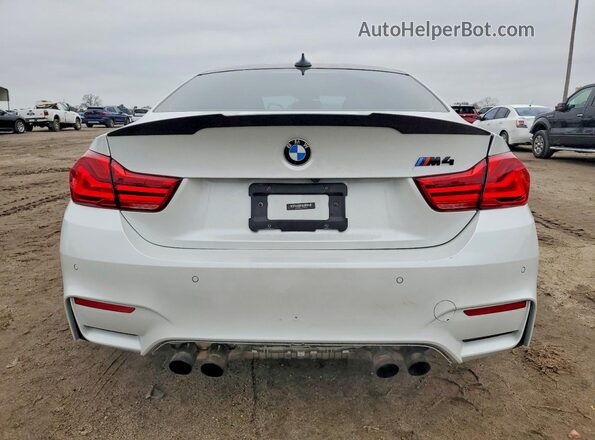 WBS4Y9C57JAC87155 2018 BMW M4 White Widok z tyłu