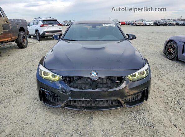 WBS4Y9C5XJAC86775 2018 BMW M4 Black Widok z przodu