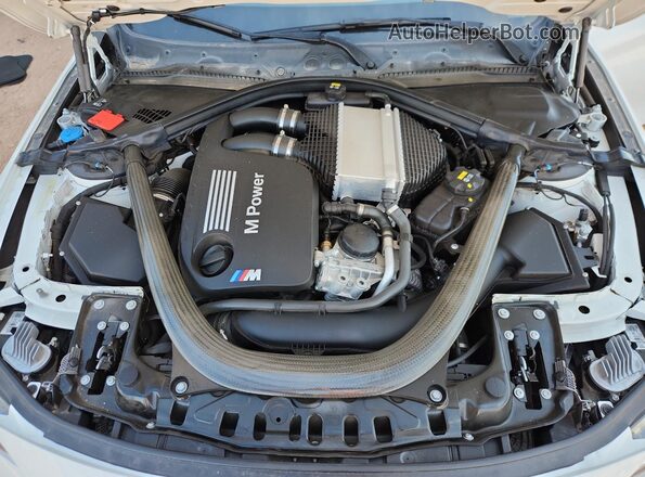 WBS4Z9C07L5R43784 2020 BMW M4 White Սալոնի հետևի տեսք