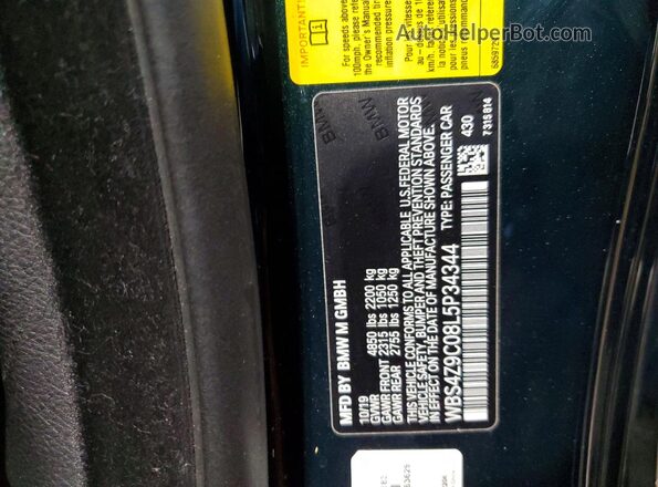 WBS4Z9C08L5P34344 2020 BMW M4 Green 