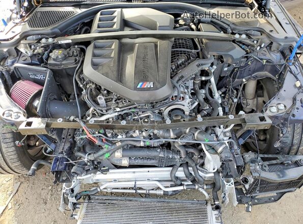 WBS53AY09RFR65899 2024 BMW M3 Blue Rear interior view