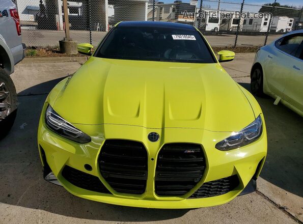 WBS53AZ00MCF87693 2021 BMW M4 Green წინა ხედი
