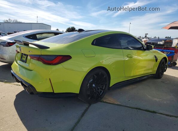 WBS53AZ00MCF87693 2021 BMW M4 Green უკანა მარჯვენა